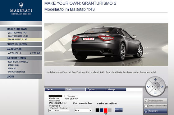 Maserati als Modell