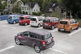 Toyota Urban Cruiser Honda Jazz Renault Grand Modus Skoda Roomster Citroën C3 Picasso Kia Soul