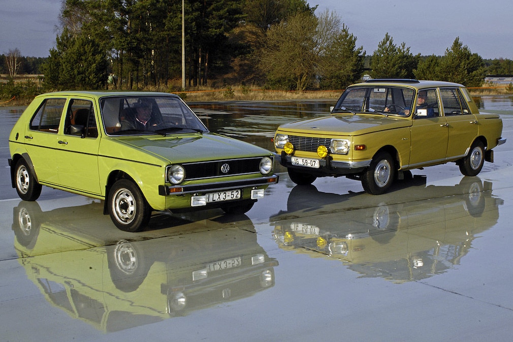 VW Golf gegen Wartburg 353