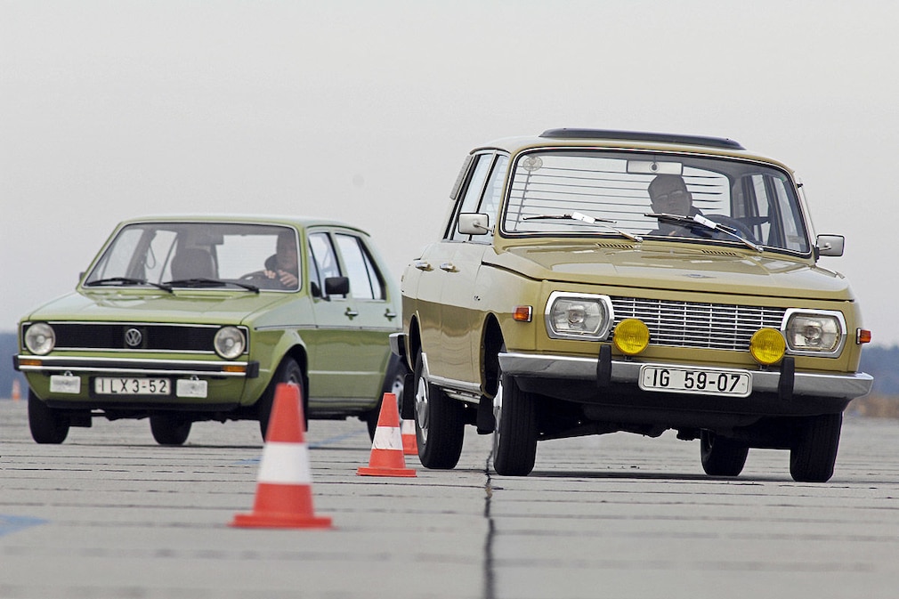 VW Golf gegen Wartburg 353