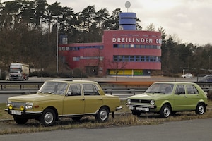 VW Golf gegen Wartburg 353