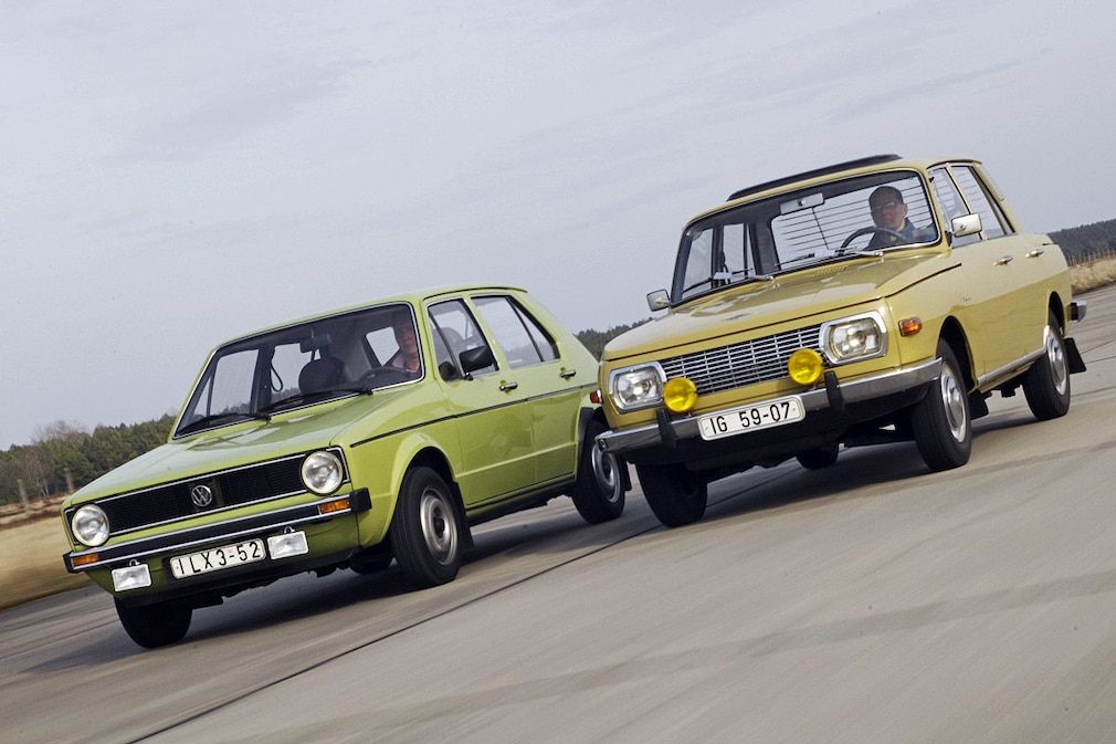 VW Golf gegen Wartburg 353