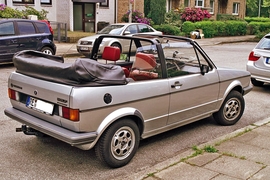 VW Golf I Cabrio Baujahr 1981