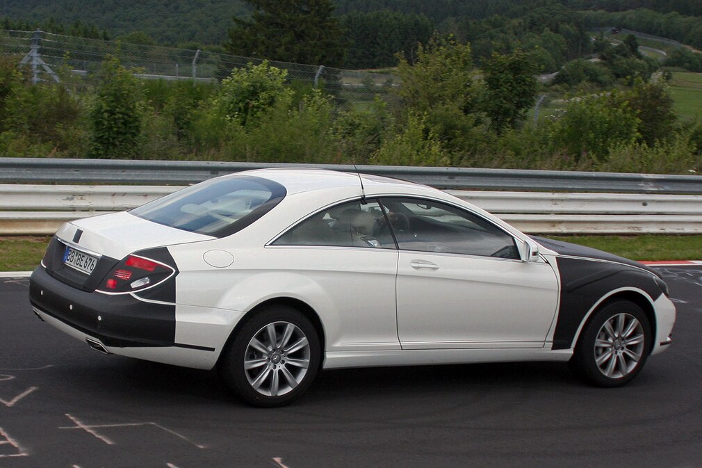 Erlkönig Mercedes S-Klasse Cpoupé Facelift