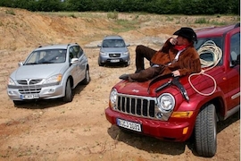 Test Santa Fe, Kyron, Cherokee