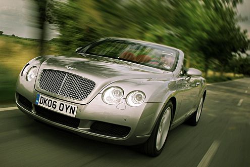 Ein Auto zum Verlieben: der Bentley Continental GTC.