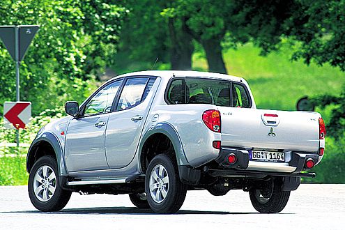 Sieht rundlicher aus und geht's auch viel gemütlicher an: der Mitsubishi L200.