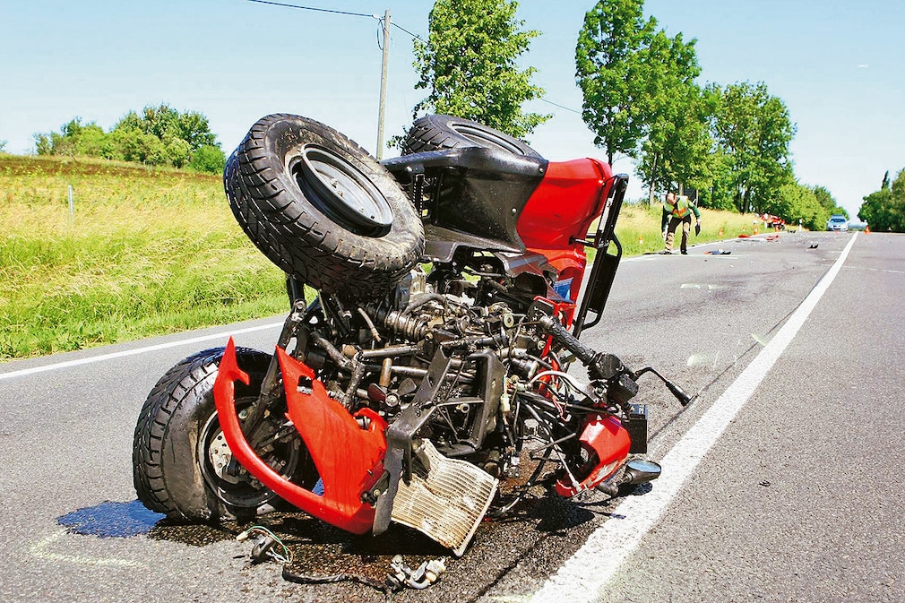 Unfall mit Quad