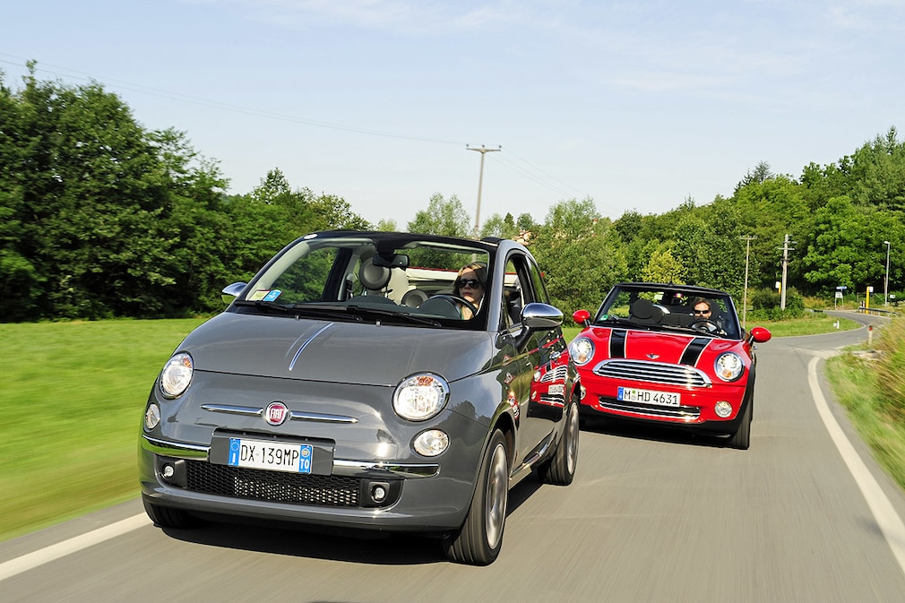 Fiat 500C Mini Cooper S Cabrio