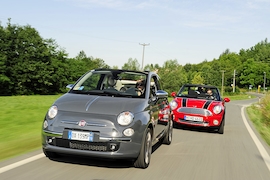 Fiat 500C Mini Cooper S Cabrio