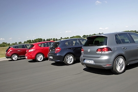 BMW 1er Mazda3 Lancia Delta VW Golf