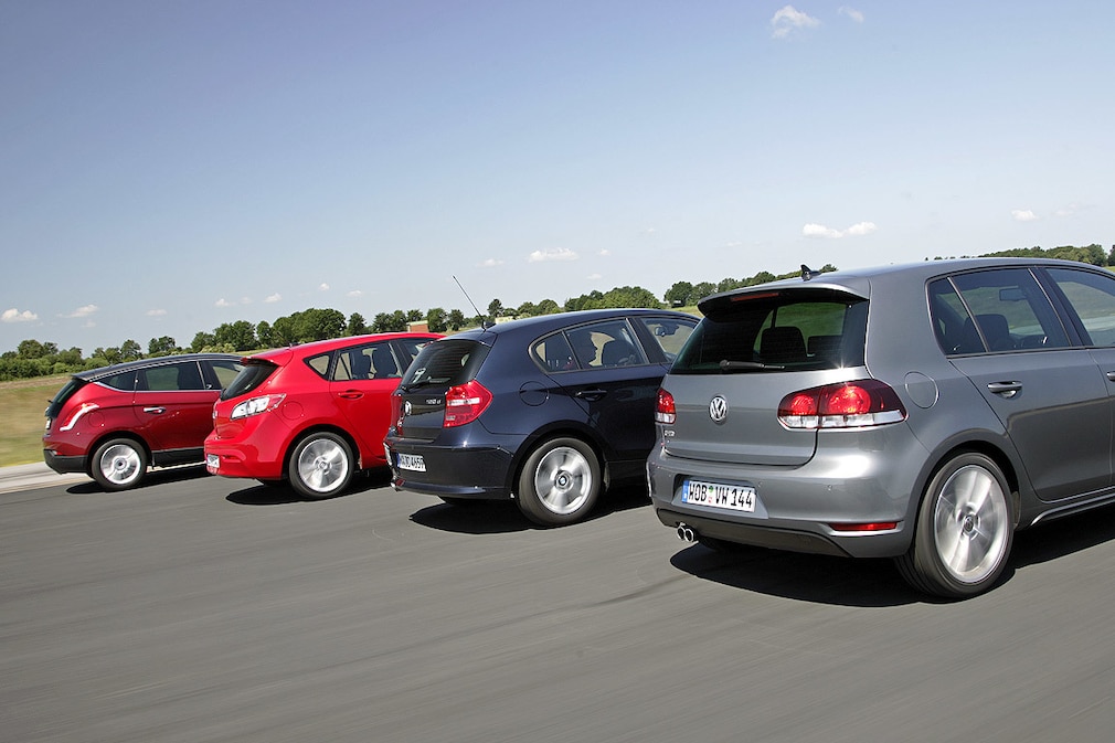 BMW 1er Mazda3 Lancia Delta VW Golf