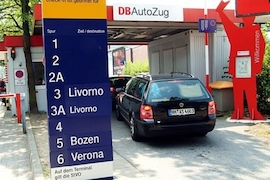 Auf Tour mit dem DB-Autozug