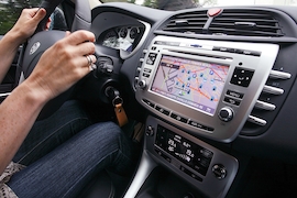 Eingebautes Navigationsgerät