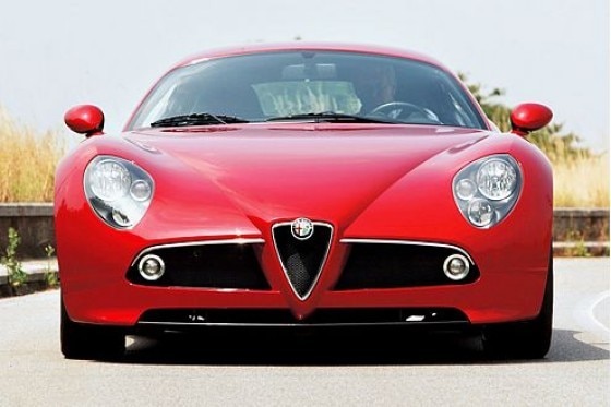 Test Alfa 8C Competizione