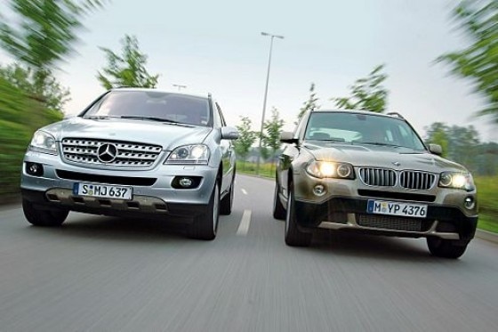 Test BMW X3 gegen Mercedes ML