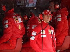 Michael Schumacher stand heute wieder einmal am Kommandostand