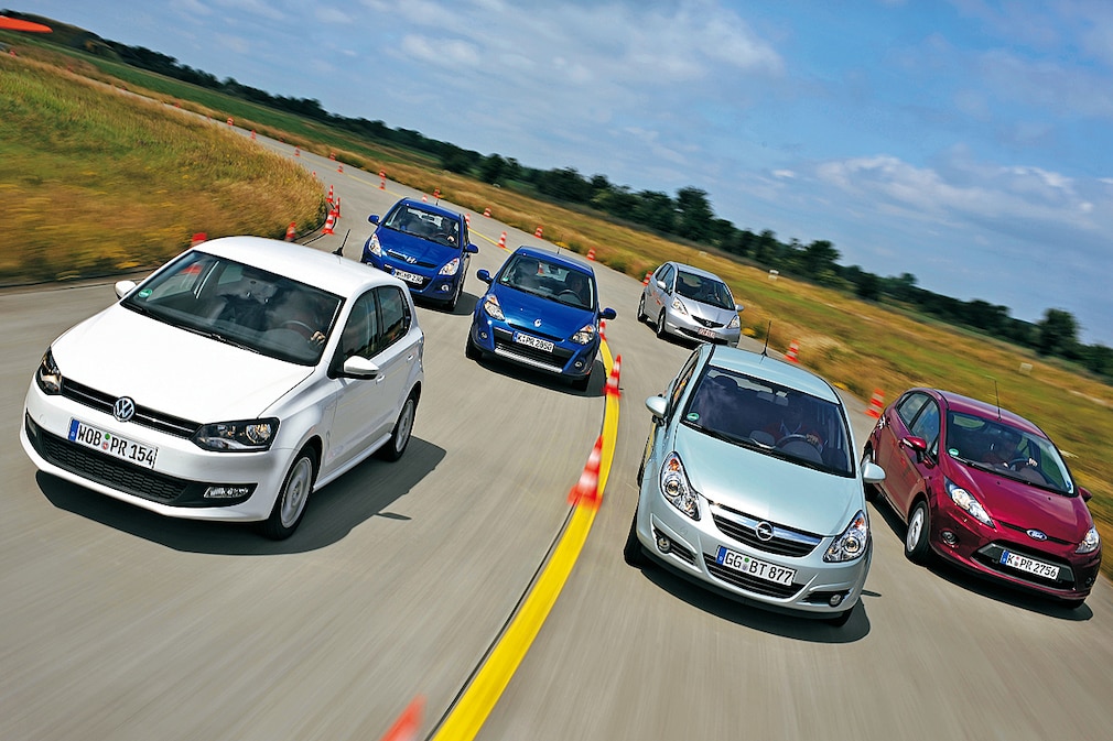 VW Polo Honda Jazz Hyundai i20 Renault Clio Ford Fiesta Opel Corsa