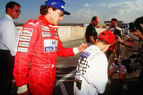 Ein Gott für die Fans, aber kein einfacher Kollege: Ayrton Senna.