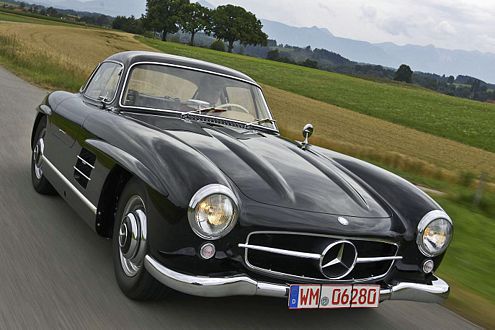 Viel zu schade für die Garage: Ein 300 SL muss einfach gefahren werden.