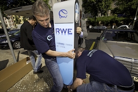 Strom-Tankstelle von RWE