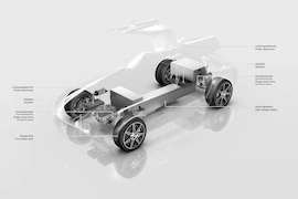 Mercedes SLS mit Elektroantrieb