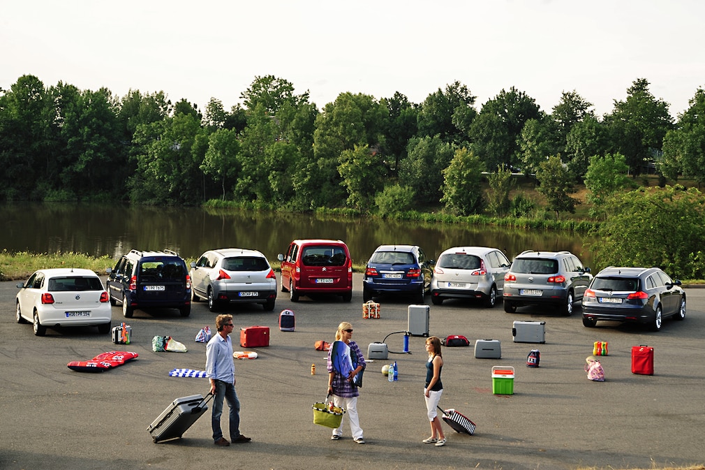 VW Polo Dacia Logan Peugeot 3008 Citroën Berlingo Mercedes B-Klasse Renault Scénic VW Tiguan Opel Insignia