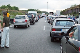 Vollsperrung auf der A2 Sonntag 19. Juli 2009