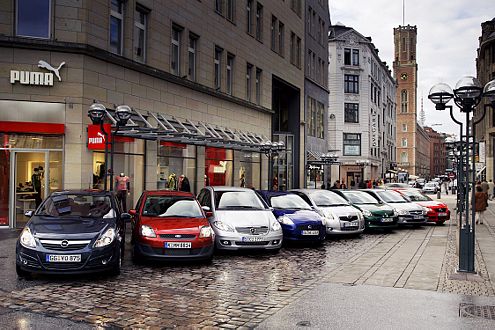 Wer ist Chef im Stadtrevier? Acht Autos bewerben sich um den Posten.