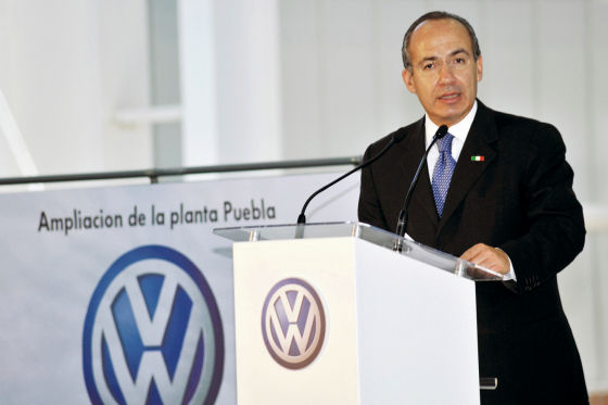 "Angemessene Antwort auf die Krise": Felipe Calderón, mexikanischer Staatspräsident.