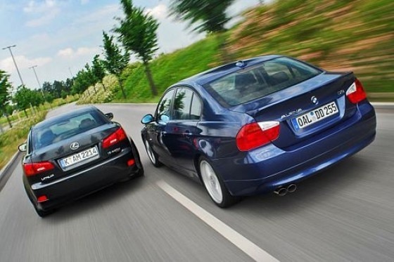 Test Alpina D3 gegen Lexus IS 220d TTE