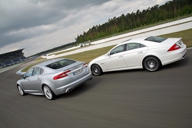Mercedes-Benz CLS 63 AMG Jaguar XFR
