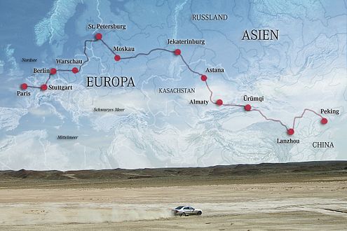 13.600 km von Europa nach Asien: Am 21.10. fällt der Startschuss.
