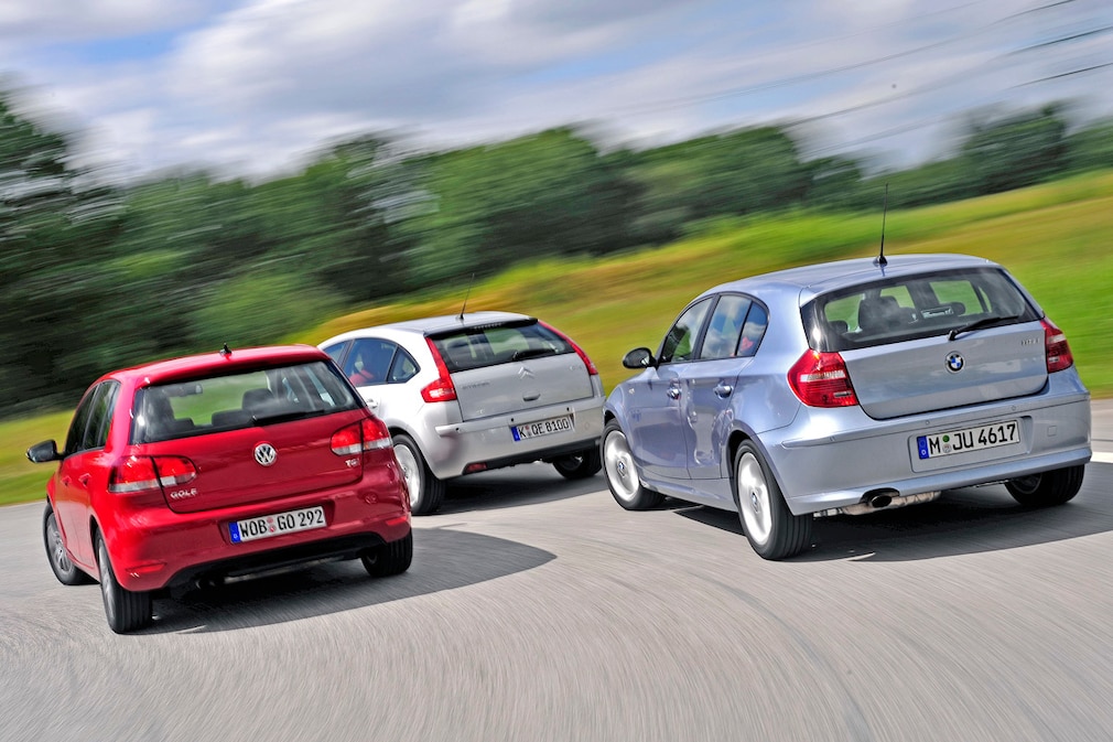 BMW 1er VW Golf Citroën C4