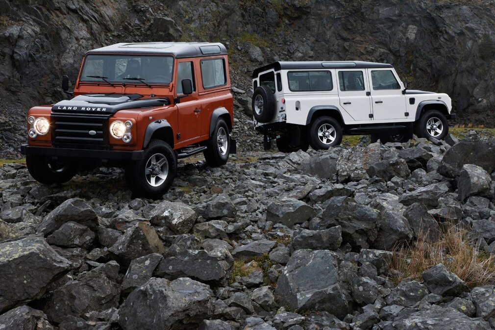 Land Rover Defender Sondermodelle Fire und Ice