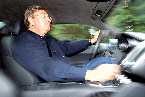 AUTO BILD-Autor Georg Kacher im Audi R8