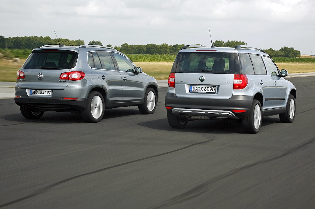 VW Tiguan 2.0 TDI 4Motion Skoda Yeti 2.0 TDi 4x4