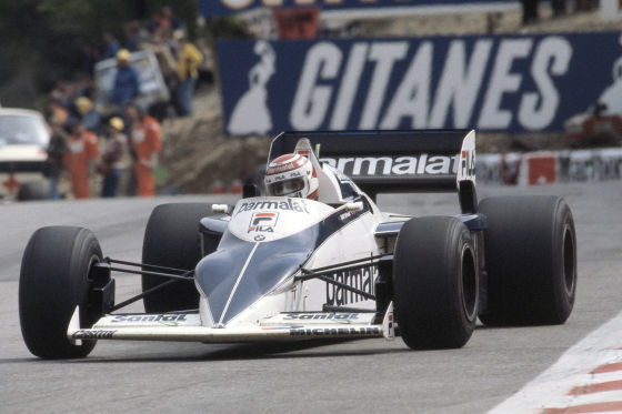 Nelson Piquet 1983 im Brabham BT 52