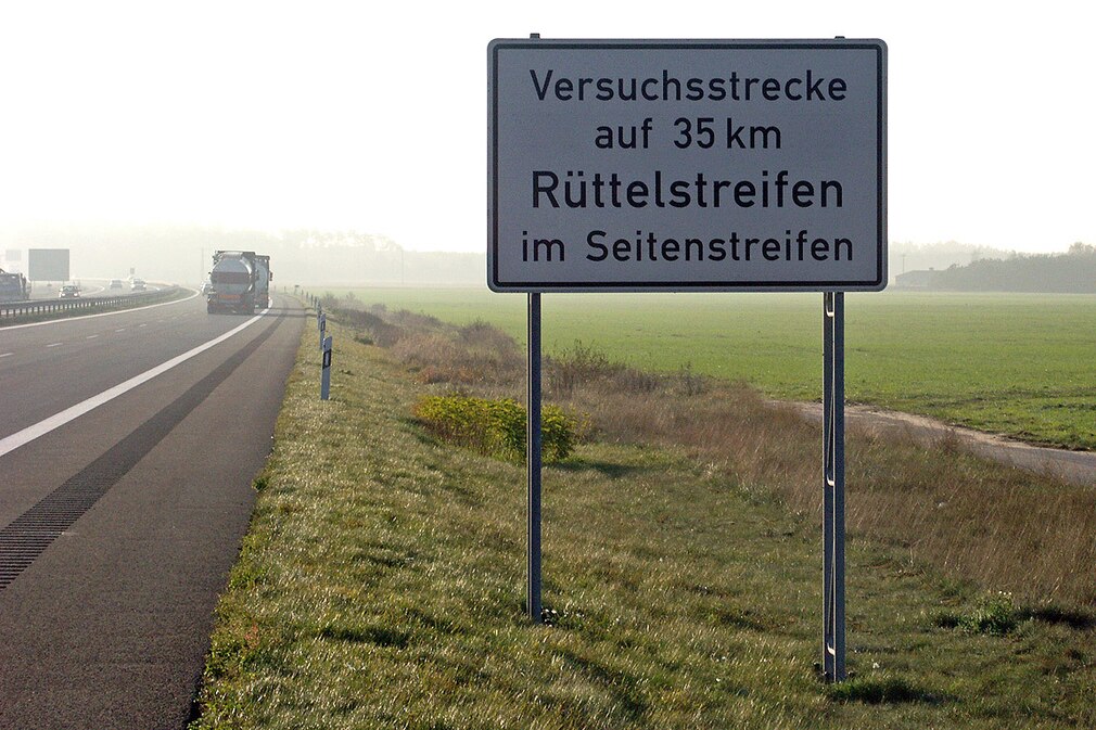 Keine Zulassung für Rüttelstreifen