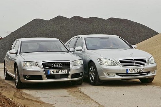 Test Audi A8 quattro  Mercedes S 500 4Matic