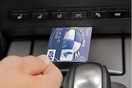 Visa-Bezahlsystem von BMW