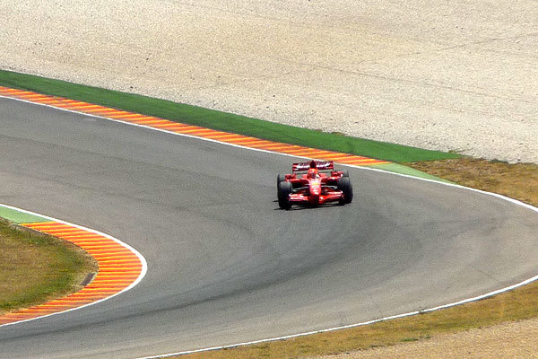 Michael Schumacher testet in Mugello