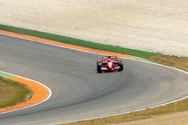 Michael Schumacher testet in Mugello