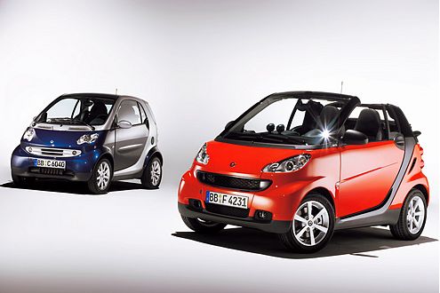 Vier Motoren, zwei Karosserien  das ist der neue fortwo.