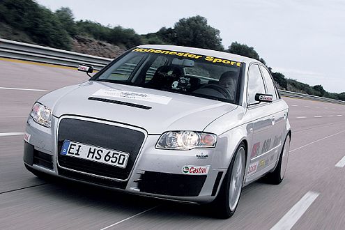 Hohenester tritt mit einem A4 aufs Gas  650 PS reichen für Platz vier.