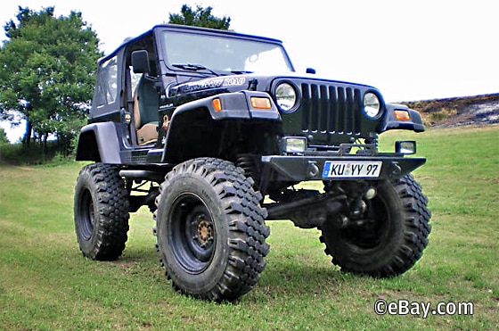 Jeep Wrangler TJ / UNIMOG V12 BMW ebay Auktion