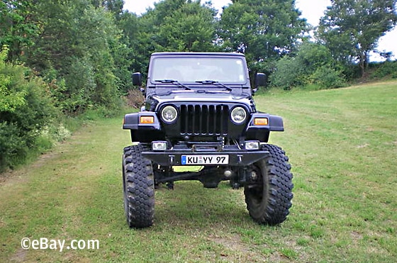 Jeep Wrangler TJ / UNIMOG V12 BMW ebay Auktion