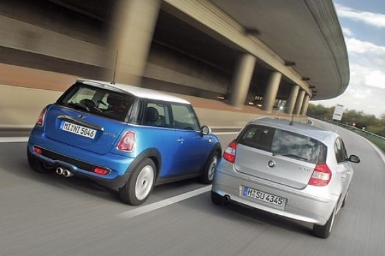 Test Mini Cooper S  BMW 120i