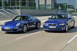 Test BMW 335i gegen Porsche 911