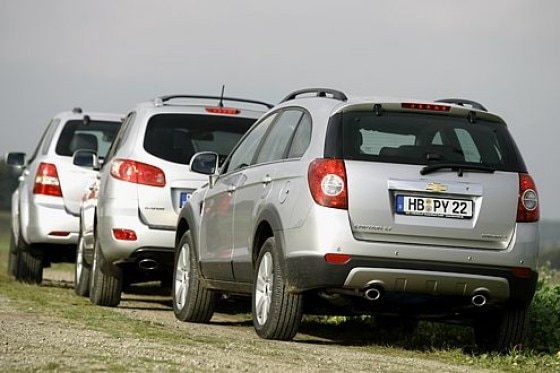 Test Santa Fe, Sorento, Captiva